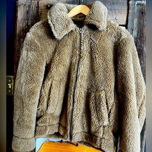 Faux fur jacket